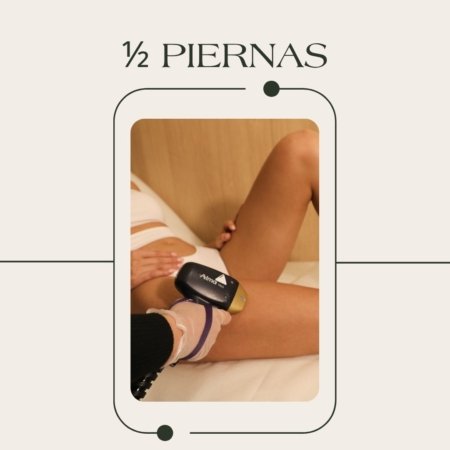 Depilación láser de media pierna con tecnología tridiodo Soprano ICE Platinum en EVO Beauty Clinics Polanco