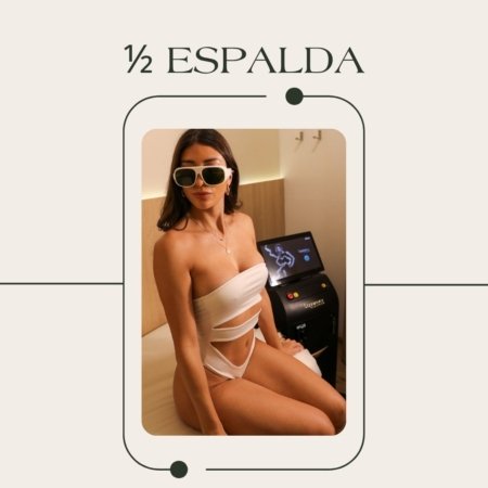 Depilación láser de media espalda con tecnología tridiodo Soprano ICE Platinum en EVO Beauty Clinics Polanco