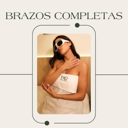 Depilación láser de brazos completos con tecnología tridiodo Soprano ICE Platinum en EVO Beauty Clinics Polanco