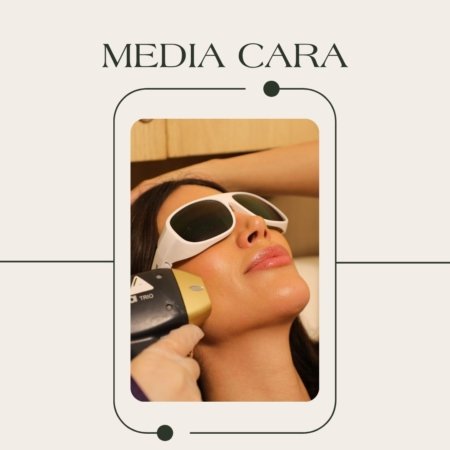 Depilación láser de media cara con tecnología tridiodo Soprano ICE Platinum en EVO Beauty Clinics Polanco
